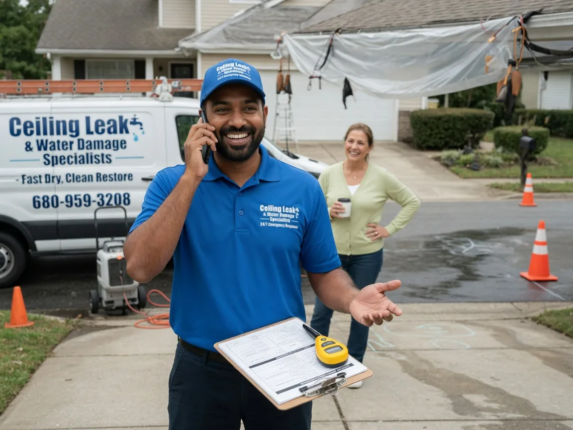 Ceiling Leak Cleanup Chapman, NE FAQs